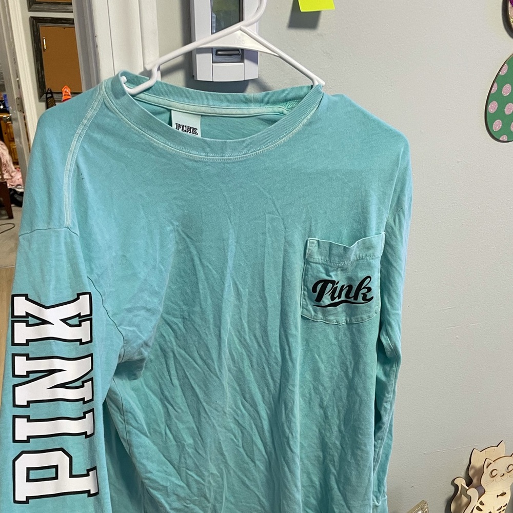 PINK blue long sleeve